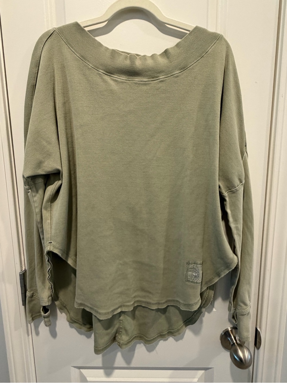 Relaxed Sage Green Women's Top